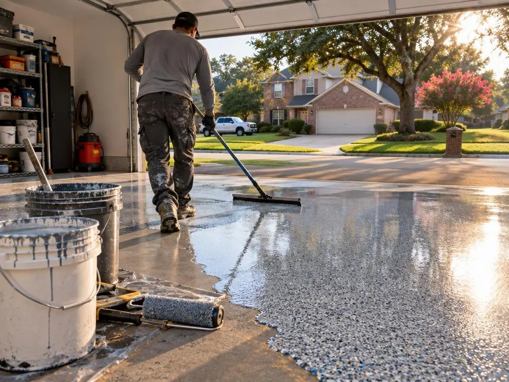 Polyaspartic Floor Coatings in Houston, TX